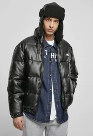 imitation-leather-bubble-black