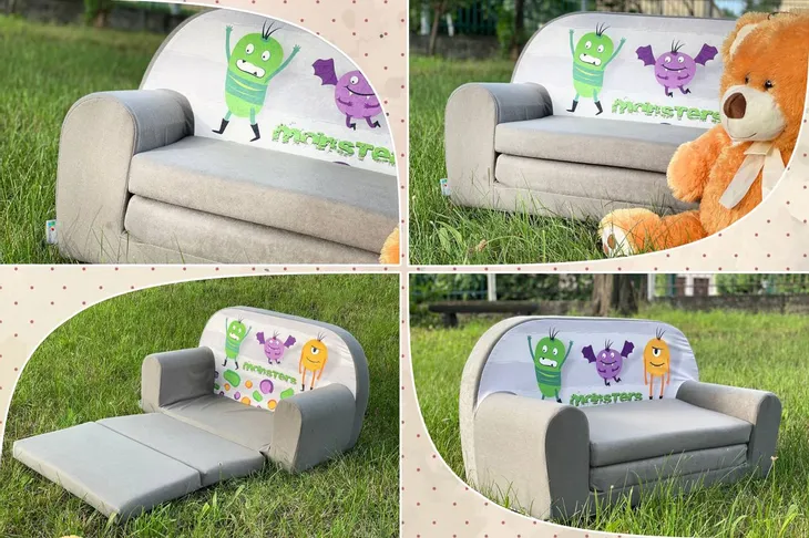 sofka-dziecieca-mini-kanapa-lozko-monsters-marka-inny