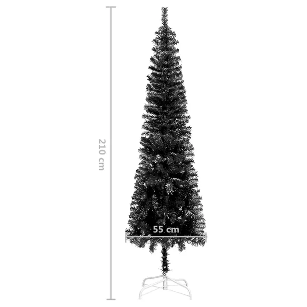 smukla-choinka-czarna-210-cm-stan-nowy