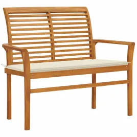 lawka-ogrodowa-z-kremowa-poduszka-112-cm-lite-drewno-tekowe