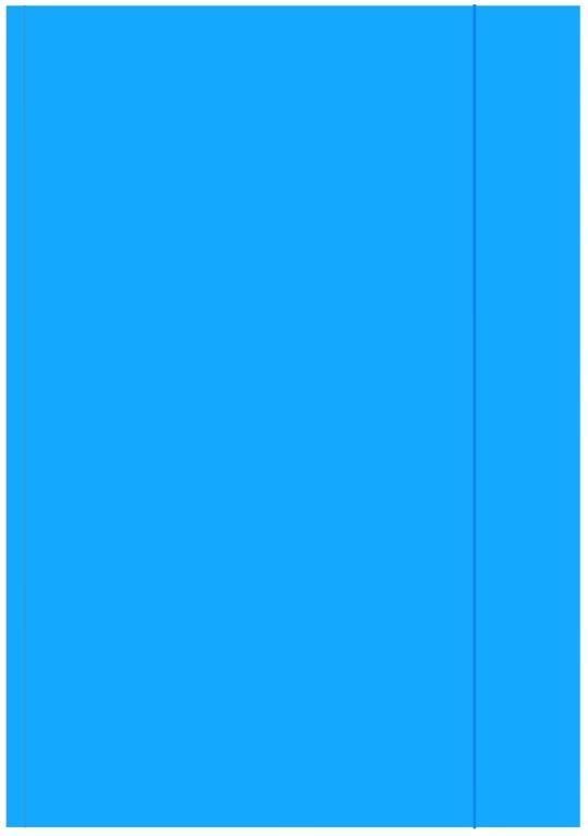 Teczka z gumką A4 na dokumenty aktówka niebieska
