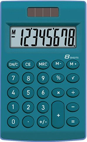 Kalkulator biurowy szkolny TOOR TR-252 NIEBIESKI