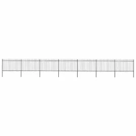 ogrodzenie-z-pretow-z-grotami-stalowe-119-x-12-m-czarne