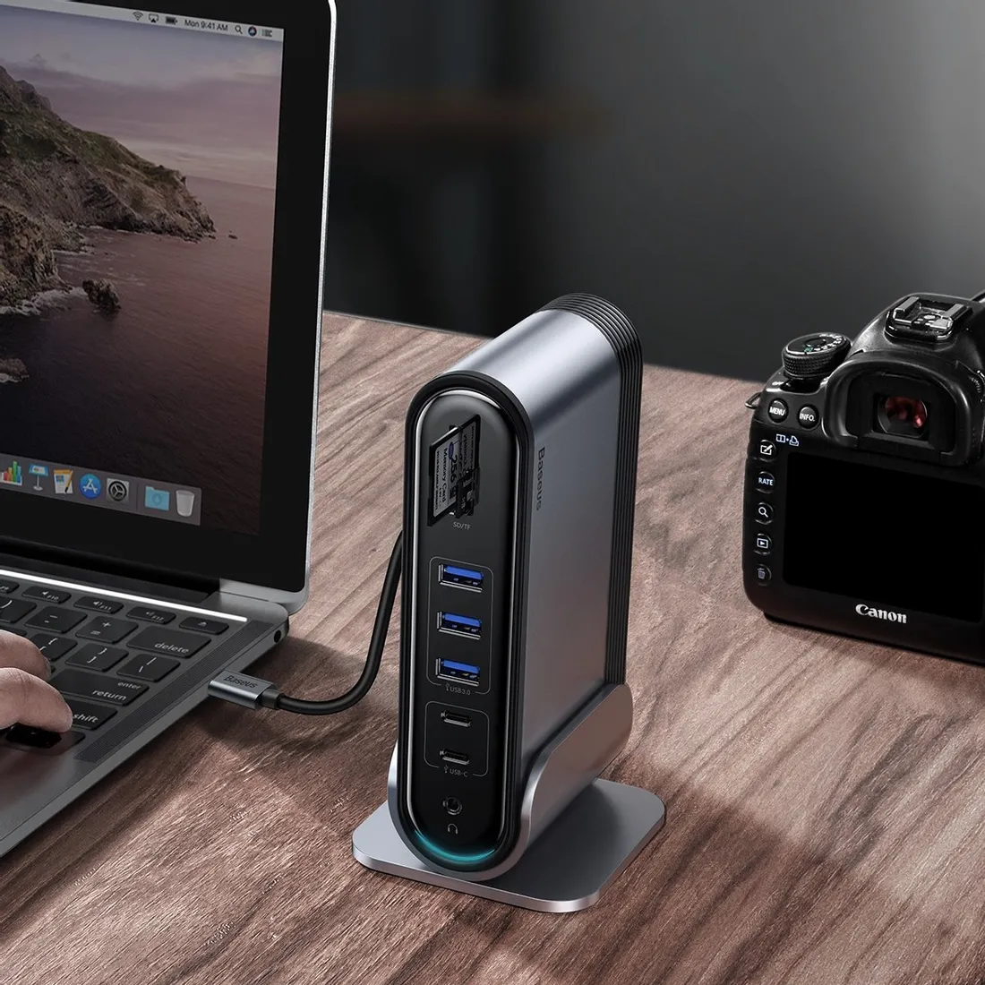 stacja-dokujaca-baseus-working-station-hub-usb-c-16w1-stan-nowy