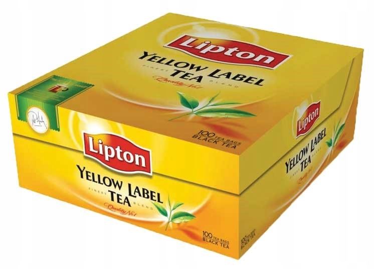 Herbata czarna ekspresowa Lipton 100 torebek