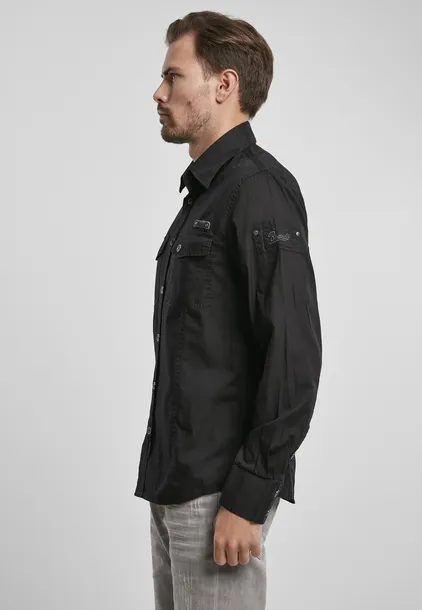 koszula-slim-worker-shirt-black-marka-inna