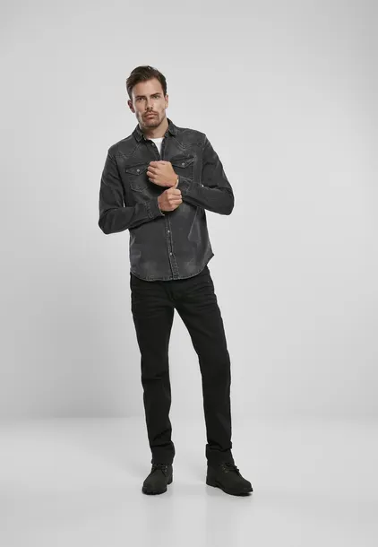 koszula-riley-denim-shirt-black-kolor-inny-kolor