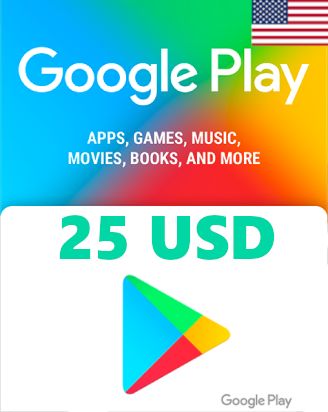 Google Play 25 USD