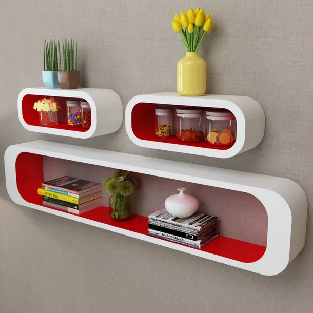 3-biale-i-czerwone-wiszace-polki-mdf-cube-stan-nowy