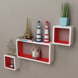 3-bialo-czerwone-wiszace-polki-ozdobne-mdf-cube-stan-nowy