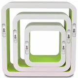 3-bialo-zielone-polki-ozdobne-mdf-cube-stan-nowy