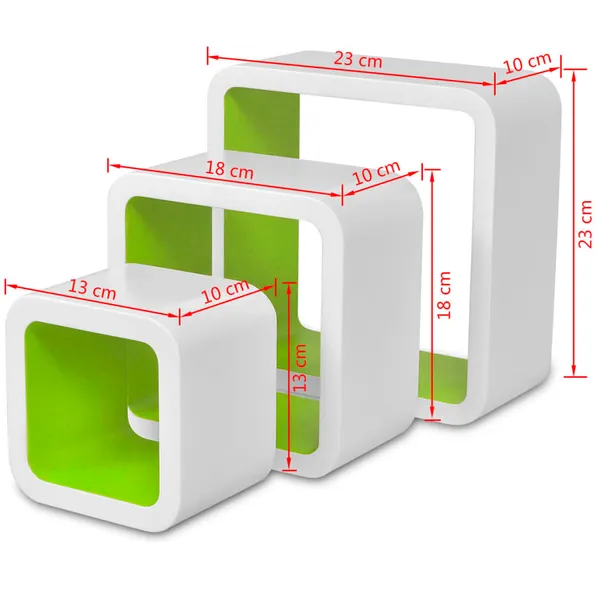 3-bialo-zielone-polki-ozdobne-mdf-cube-kolor-mebla-bialy