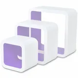 3-bialo-fioletowe-polki-ozdobne-mdf-cube-stan-nowy-kolor-mebla-bialy