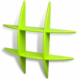 polki-scienne-2-szt-zielone