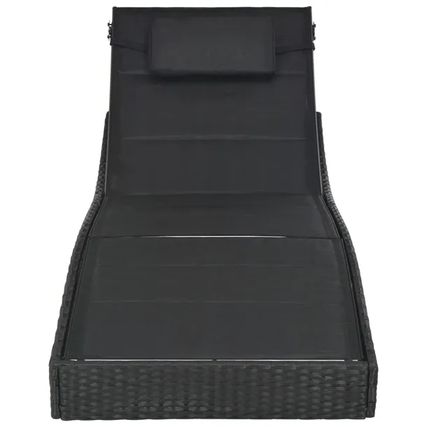 lezak-polirattan-i-textilene-czarny-linia-vidaxl