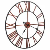 zegar-scienny-metal-58-cm-czerwony-linia-vidaxl