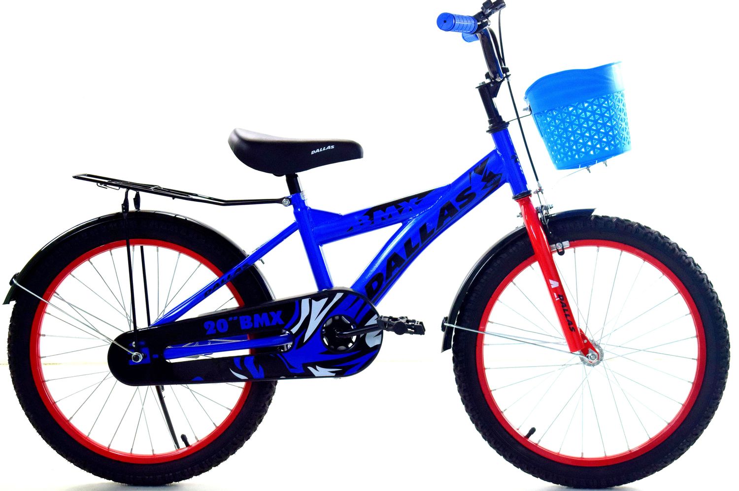Promocja ﻿Rowerek BMX 20″ Dla Chłopca 2021 niebieski wyprzedaż przecena