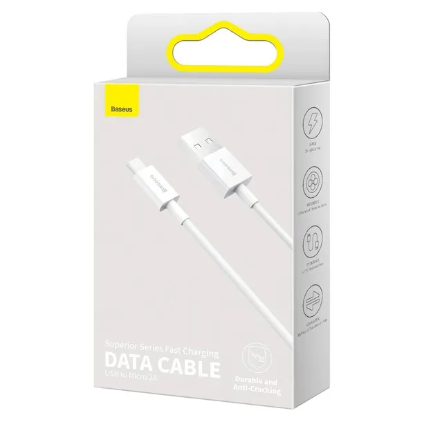 kabel-usb-do-micro-baseus-superior-series-2a-2m-bialy