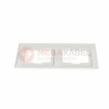 simon54-ramka-na-2-moduly-dr2-11-bialy-liczba-gniazdek-2