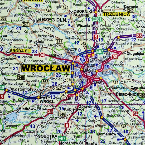 POLSKA 2020 MAPA ADMINISTRACYJNO-DROGOWA MAGNET - ERLI.pl