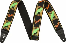 fender-neon-monogram-green-orange-pasek-do-gitary