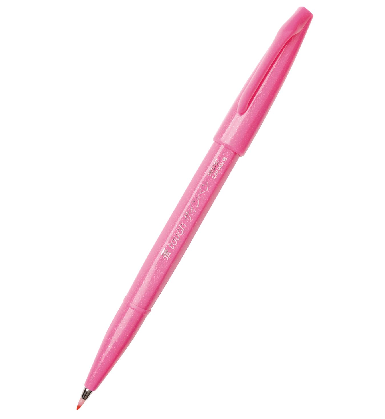 PENTEL Pisak pędzelkowy do kaligrafii Brush Pen Touch RÓŻOWY