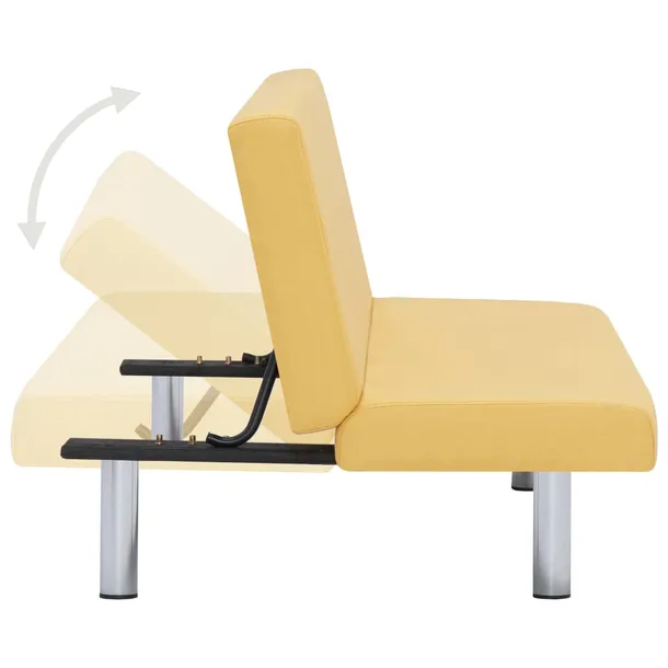 sofa-tapicerowana-melwin-2x-zolta-stan-nowy