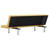 sofa-tapicerowana-melwin-2x-zolta-stan-nowy