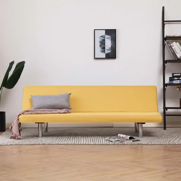 sofa-tapicerowana-melwin-2x-zolta-stan-nowy