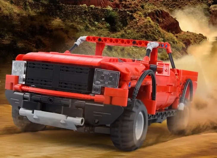 auto-czerwony-pickup-rc-detech-klocki-cada-certyfikaty-opinie-atesty-ce-en-71