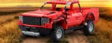 auto-czerwony-pickup-rc-detech-klocki-cada-stan-nowy-wiek-dziecka-6-lat