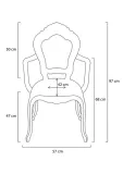 krzeslo-king-arm-czarne-marka-king-home-wysokosc-mebla-97-cm