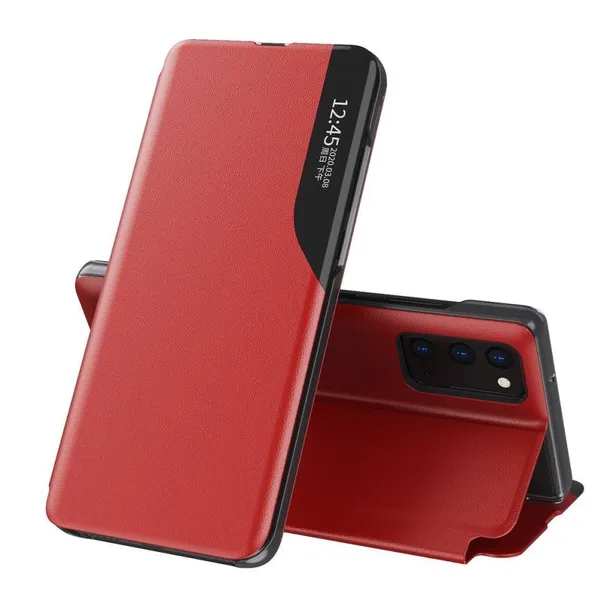 etui-iphone-12-pro-max-flip-leather-smart-view-czerwone