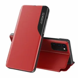 etui-iphone-12-pro-max-flip-leather-smart-view-czerwone