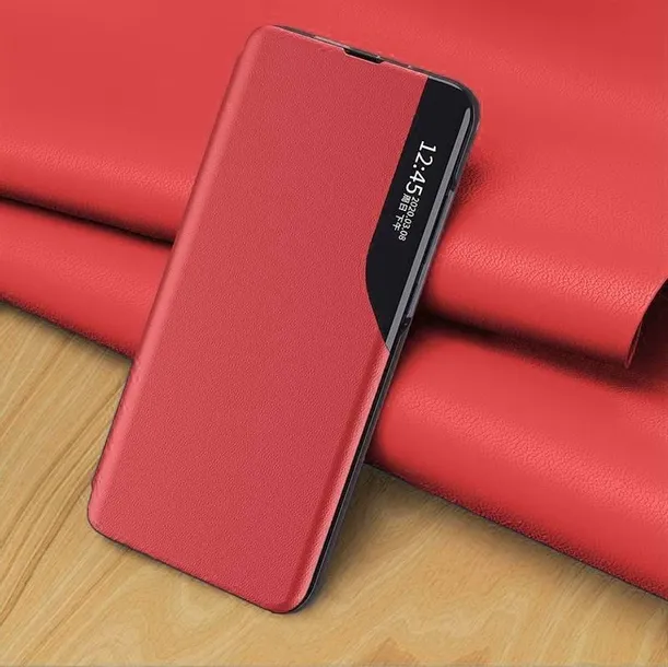 etui-iphone-12-pro-max-flip-leather-smart-view-czerwone-material-skora-ekologiczna
