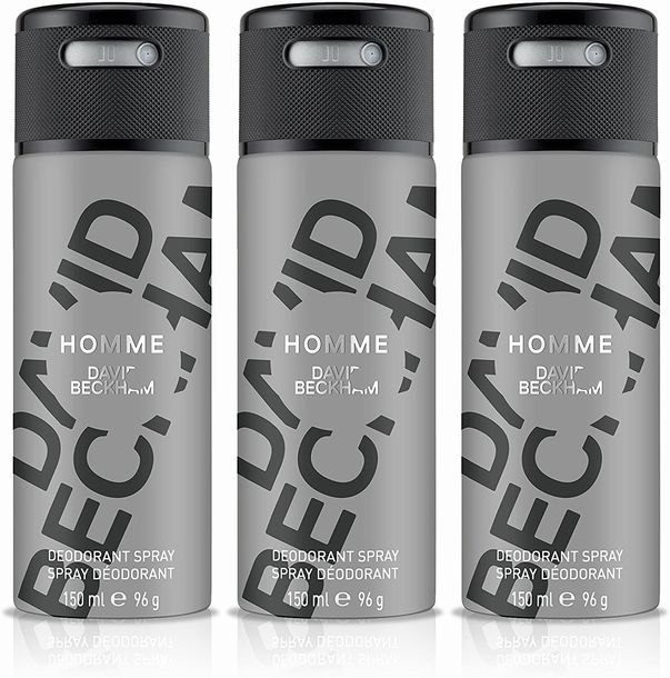 David Beckham Homme Dezodorant 150ml x3szt