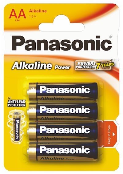 Baterie Panasonic Power Alkaline AA - 4 szt