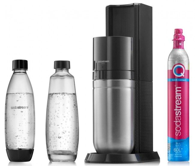 Zestaw saturator SodaStream DUO czarny + akcesoria