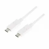 przewod-kabel-usb-c-0-5m-bialy-logilink