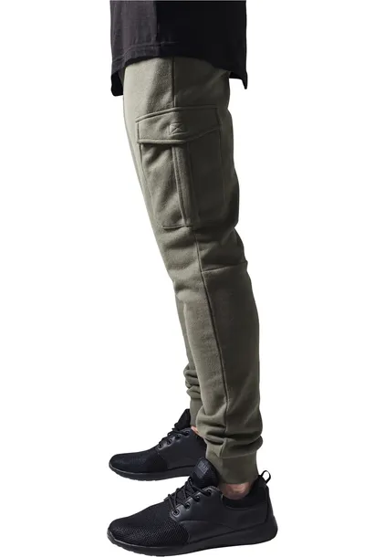 spodnie-dresowe-fitted-cargo-olive-marka-inna