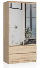 szafa-s-90-cm-2-drzwi-2-szuflady-2-lustra-dab-sonoma
