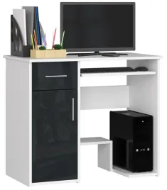 biurko-jay-90-cm-biale-grafit-polysk