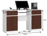 biurko-komputerowe-a5-135-cm-biale-wenge-glebokosc-mebla-1-cm