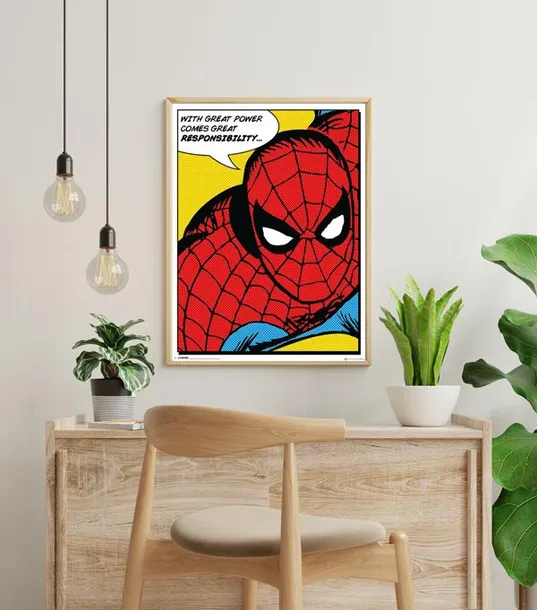 spiderman-retro-plakat-40x50-cm-stan-nowy