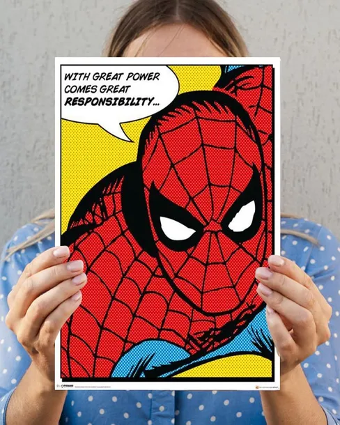 spiderman-retro-plakat-40x50-cm-stan-nowy