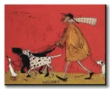 sam-toft-walkies-obraz-na-plotnie-50x40-cm-stan-nowy