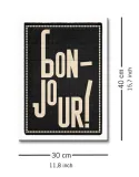 bonjour-obraz-na-plotnie-30x40-cm-stan-nowy