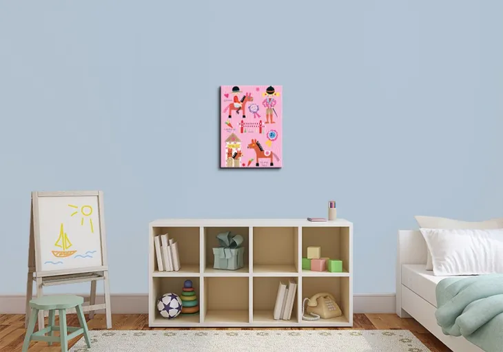 gymkhana-obraz-na-plotnie-30x40-cm-stan-nowy