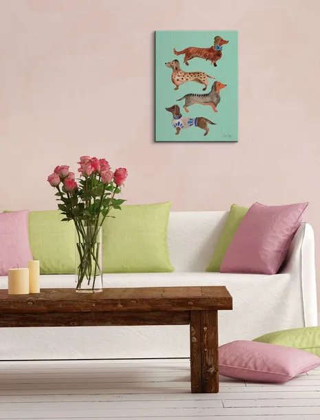 dachshunds-obraz-na-plotnie-30x40-cm-stan-nowy
