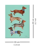 dachshunds-obraz-na-plotnie-30x40-cm-stan-nowy